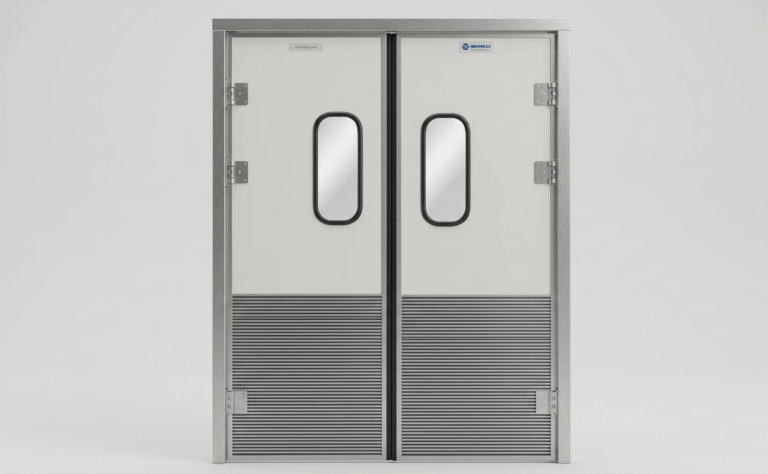 double swing rigid door